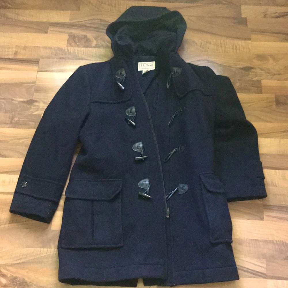 LL Bean wool duffel coat